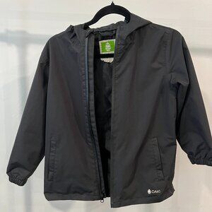 EUC Oaki Black 6/7 Waterproof Rain Coat